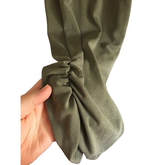 Splendid Pants Women's Size XL Olive Green Pull On Stretch Drawstring - Picture 5 of 8